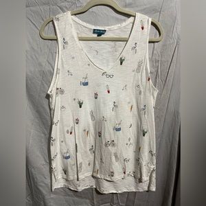 Fleur Bleve tank size X-Large